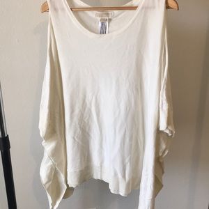 Michael Kors open shoulder poncho